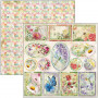 Papier 30x30 Frames - 1 feuille - Microcosmos - Ciao Bella Papercrafting