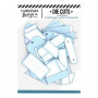 Die-cuts Etiquettes n° 6 Bleu ciel 50pc - Florilèges Design