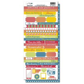 Planche de mots à découper Séance Photo - Diy & Cie