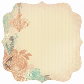 Papier 30x30 Shimmer 1f – Collection Periwinkle Kaisercraft