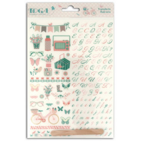 Transferts Rub-ons Paulette 15x21 cm - Toga