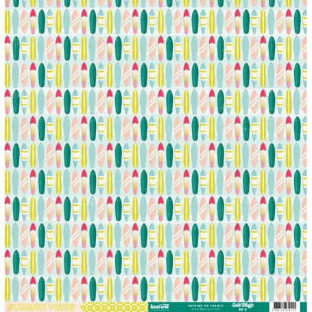 Papier 30x30 Pffeiffer 1f - Collection Summer Vibes Kesi'art
