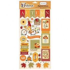 Chipboards Autumn 35pc - Carta Bella