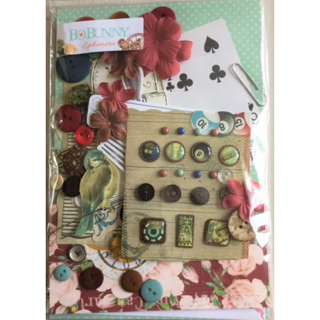 Kit d'embellissements Ephemera Bella Rosa - Bo Bunny