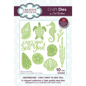 Dies Can't wait to sea you 10 pc - Necessities - Creative Expressions