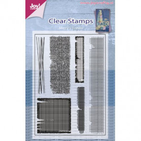Tampons Texture Mery's linnen - JoyCraft