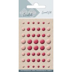 Enamel Dots Orange - Card Deco Essentiel