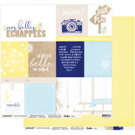 Papier 30x30 Santorini Corfou 1f – Swirlcards