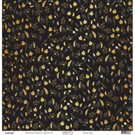 Papier 30x30 Reflet d'or Cobalt Doré 1f – Swirlcards