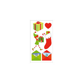 Autocollants puffies 3D Lutins Cadeaux - Artémio