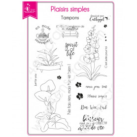 Tampons Déco Plantes - Plaisirs simples – 4enScrap
