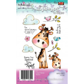 Tampons Having A Giraffe – Polkadoodles Clear stamp