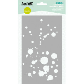 Pochoir Posh! Taches - Kesi'art