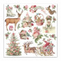 Set de papier 30x30 Pink Christmas 10 feuilles - Stamperia