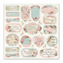 Set de papier 30x30 Pink Christmas 10 feuilles - Stamperia