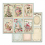 Set de papier 30x30 Pink Christmas 10 feuilles - Stamperia