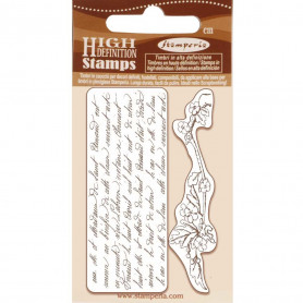 Tampons Cling Writings and Branch 2 pc - Stamperia
