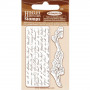 Tampons Cling Writings and Branch 2 pc - Stamperia