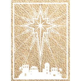 Pochoir The Brightest Star 12.7x17.7cm - Nativity - Crafter's Companion Stencil