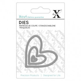 Mini Dies Nesting Hearts 3pc - Xcut