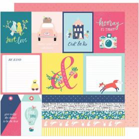 Papier 30x30 C'est la vie 1f - Lovely Day - American Crafts