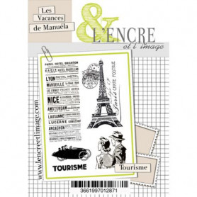 Tampons Tourisme - Les vacances de Manuéla - L'encre et l'image