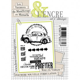 Tampons Tous en vacances 4pc - L'encre et l'image