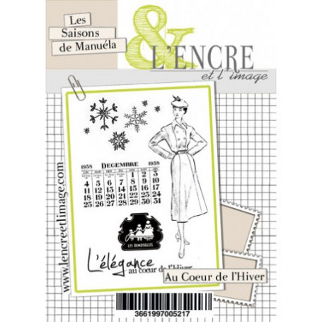Tampons Au coeur de l'hiver 6pc - L'encre et l'image