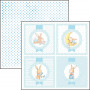 Papier 30x30 Coccole per la nanna - 1 feuille - Ninna Nanna Boy - Ciao Bella Papercrafting