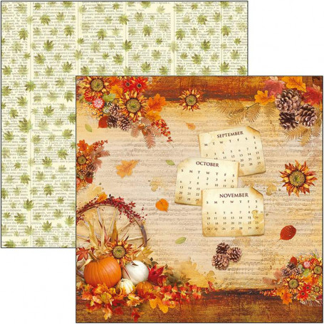 Papier 30x30 The Sound of Autumn - 1 feuille - The Sound of Autumn - Ciao Bella Papercrafting
