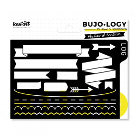 Pochoir d'écriture - Bujo-Logy - Kesi'art
