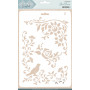 Pochoir Fleurs – Card Deco Essentials Flowers Stencil