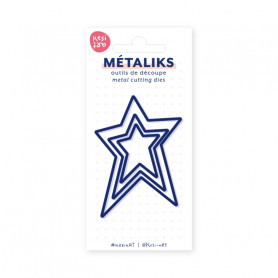 Dies métaliks Etoiles 3pc - Kesi'art