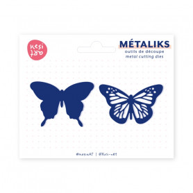 Dies métaliks Papillons 2pc - Kesi'art