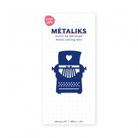 Die métaliks Machine à écrire 1pc - Kesi'art