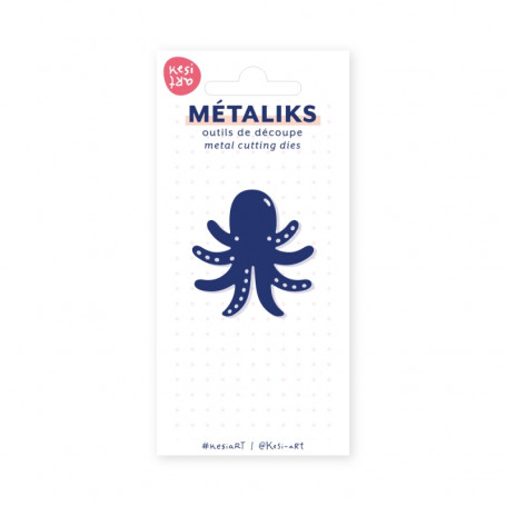 Die métaliks Poulpe 1pc - Kesi'art