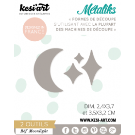 Dies métaliks Moonlight 2pc - Kesi'art