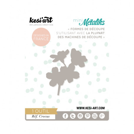 Die métaliks Crocus 1pc - Kesi'art