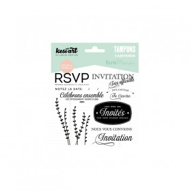 Tampons Invitation - Ecris moi - Kesi’art