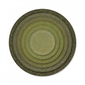 Dies Cercles Brodés 6pc - Sizzix Framelits