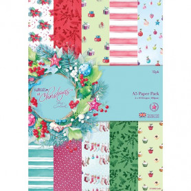 Set de papier A5 At Christmas by Lucy Cromwell 32f – Docrafts Papermania