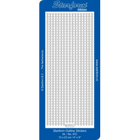 Autocollant Frises étoilées Starform 972