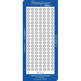 Autocollant Frises de flocons Starform 973