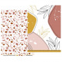 Set de papier A4 Couleur Bohème 6f - Chou and Flowers