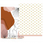Set de papier A4 Couleur Bohème 6f - Chou and Flowers