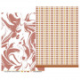Set de papier A4 Couleur Bohème 6f - Chou and Flowers