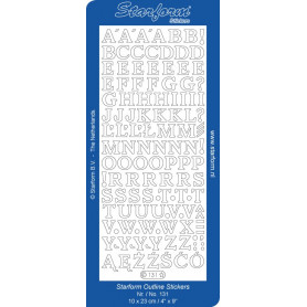 Autocollant Alphabet - Starform 131