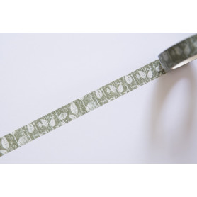 Masking Tape Fond Feuilles 10 m - Mes Ptits Ciseaux