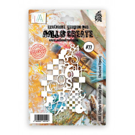 Die 022 Checkered Figures 1 pc - AALL and Create Cutting Dies