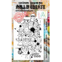 Tampon 384 Lined Hexagons - AALL and Create Clear stamps